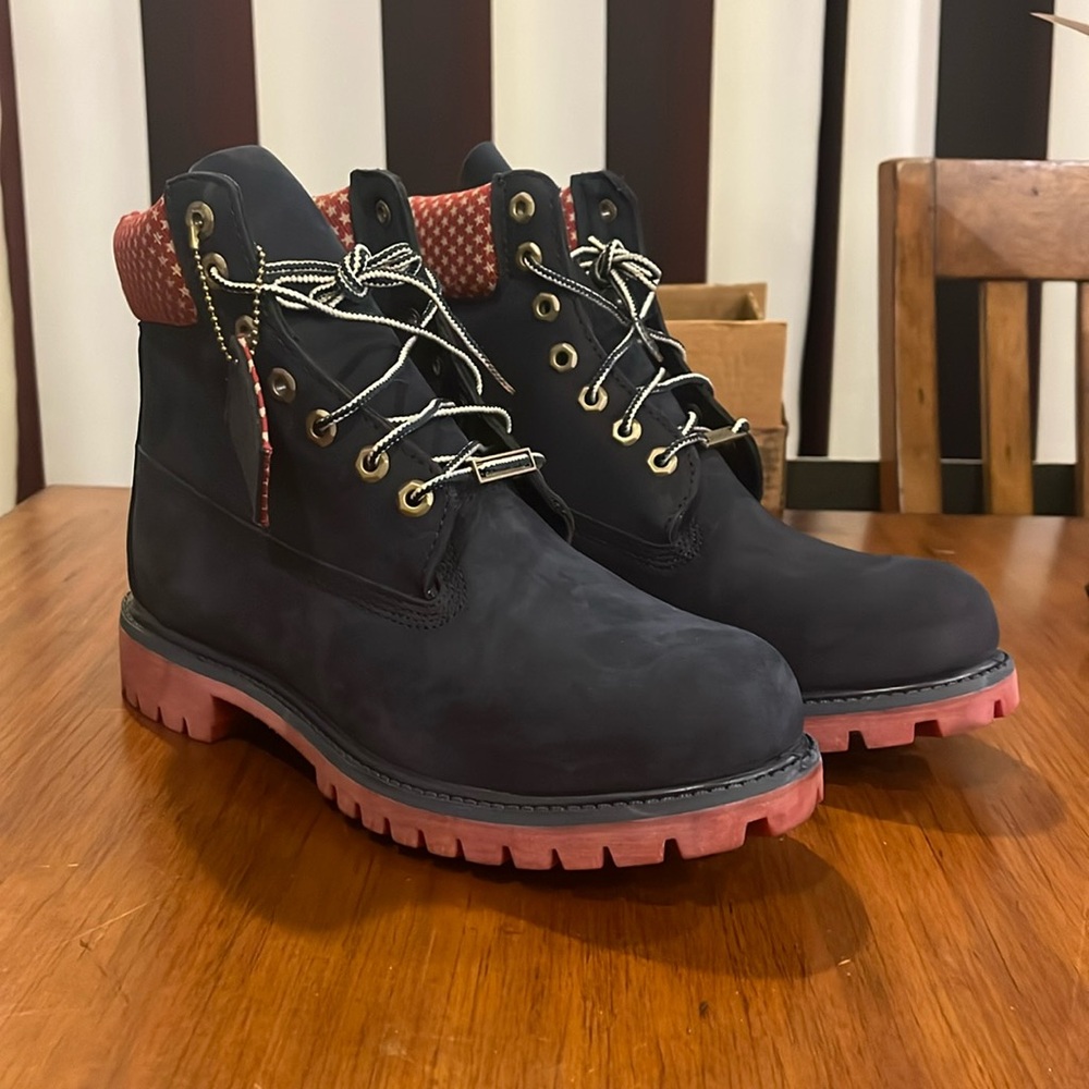 Timberland X Villa Stars and Stripes Old Glory 6” Boots new 4th of July Mens 9.5